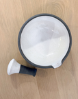 Ceramic Pestel & Mortar | Black & White