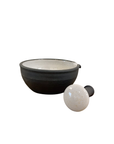 Ceramic Pestel & Mortar | Black & White
