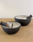Ceramic Pestel & Mortar | Black & White
