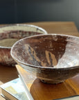 Ceramic Server | Geode Charred Brown Glazed