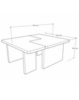 Puzzle Piece | Interchangeable | Coffee Table