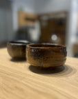 Ceramic Bowl | Crevice Charred Brown Glazed