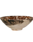 Ceramic Server | Geode Charred Brown Glazed
