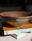 Ceramic Server | Geode Charred Brown Glazed