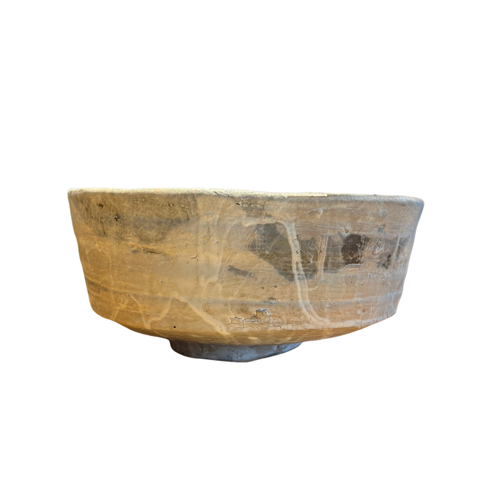 Grey Crackle Ceramic Bowl